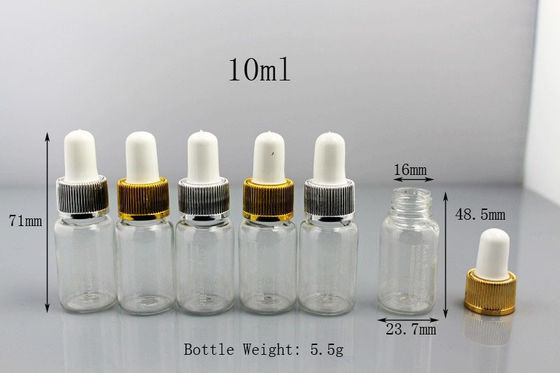 El dropper plástico coloreado embotella 30ml LDPE PP para los bebés