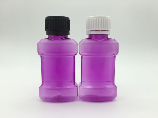 impresión púrpura de la pantalla de la botella del enjuague del apretón de 150ml 250ml
